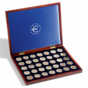 Drevený box na 35 ks 2 EURO mincí
Click to view the picture detail.