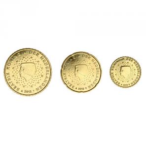 Mini set obehových Euro mincí Holandska 2013 - 10, 20, 50 cent
Click to view the picture detail.
