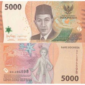 5000 Rupií 2022 Indonézia
Kliknutím zobrazíte detail obrázku.