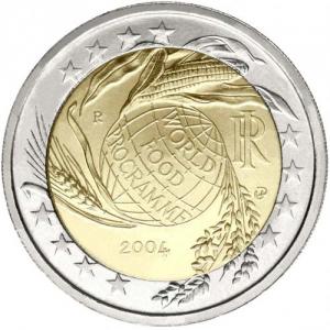 2 EURO - 5th decade of the World Food Program 2004
Click to view the picture detail.