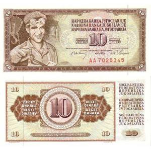 10 Dinara 1968 Juhoslávia
Klicken Sie zur Detailabbildung.