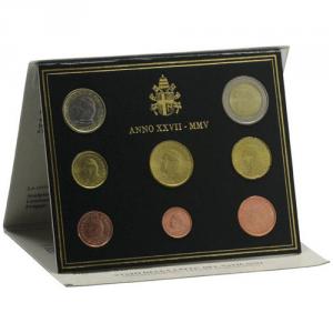 Official Euro Coin set of Vatican 2005
Click to view the picture detail.