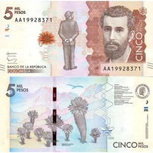 5000 Pesos 2015 Kolumbia
Klicken Sie zur Detailabbildung.