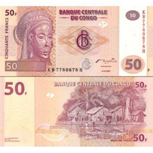 50 Francs 2007 Kongo
Click to view the picture detail.