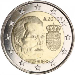 2 EURO Luxembursko 2010 - Erb veľkovojvodu Henriho
Kliknutím zobrazíte detail obrázku.