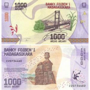 1000 Ariary 2017 Madagaskar
Click to view the picture detail.