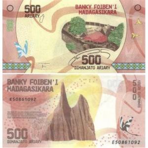 500 Ariary 2017 Madagaskar
Click to view the picture detail.