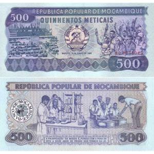 500 Meticais 1989 Mozambik
Click to view the picture detail.