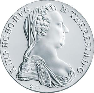 1Toliar Mária Terézia 1780 (novorazba)
Klicken Sie zur Detailabbildung.