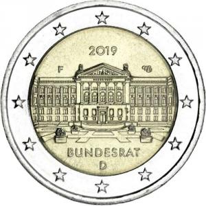 2 EURO Nemecko 2019 - Bundesrat F
Klicken Sie zur Detailabbildung.