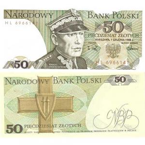 50 Zlotych 1988 Poľsko
Klicken Sie zur Detailabbildung.