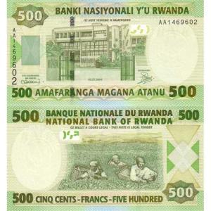 500 Francs 2004 Rwanda
Click to view the picture detail.