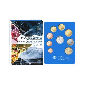 Sada obehových EURO mincí SR 2018 - ZOH Pjongčang - Proof
Click to view the picture detail.