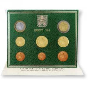 Oficiálna sada Euro mincí Vatikán 2018
Click to view the picture detail.