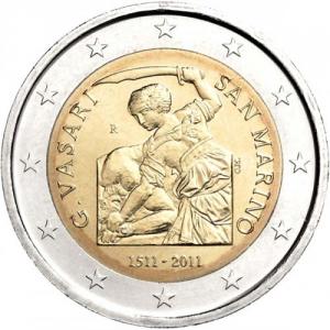 2 EURO - The 500th anniversary of the birth of the Italian painter Giorgio Vasari 2011
Click to view the picture detail.