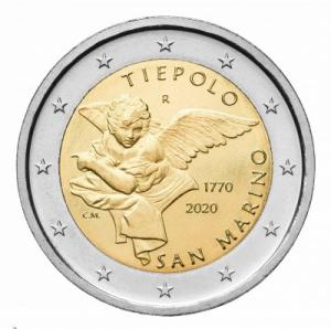 2 EURO San Marino 2020 - Giambattista Tiepolo
Klicken Sie zur Detailabbildung.