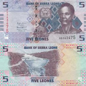 5 Leones 2022 Sierra Leone
Klicken Sie zur Detailabbildung.