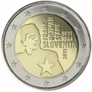 2 EURO - The 100th anniversary of the birth of Franc Rozman-Stane 2011
Click to view the picture detail.