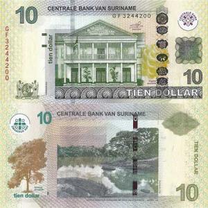 10 Dollars 2019 Surinam
Click to view the picture detail.