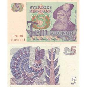 5 Kronor 1977 Švédsko
Click to view the picture detail.