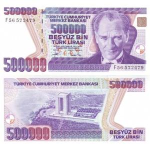 500 000 Lirasi 1993 Turecko
Klicken Sie zur Detailabbildung.
