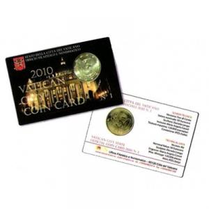 50 Cent - circulation coin of Vatican 2010 - Coincard
Click to view the picture detail.
