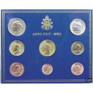 Oficiálna sada Euro mincí Vatikán 2002
Click to view the picture detail.
