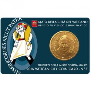 50 Cent - obehová minca Vatikán 2016 - Coincard
Click to view the picture detail.
