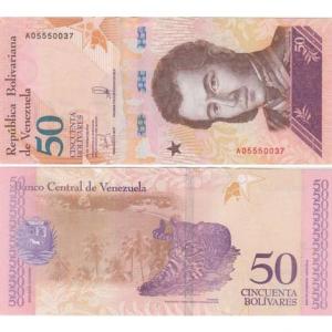 50 Bolívares 2018 Venezuela
Klicken Sie zur Detailabbildung.