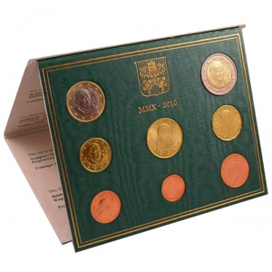 Official Euro Coin set of Vatican 2010
Click to view the picture detail.